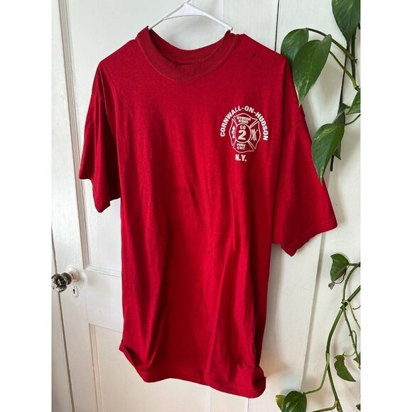 JERZEES men’s size X – large red Cornwall T-shirt - Picture 2 of 8